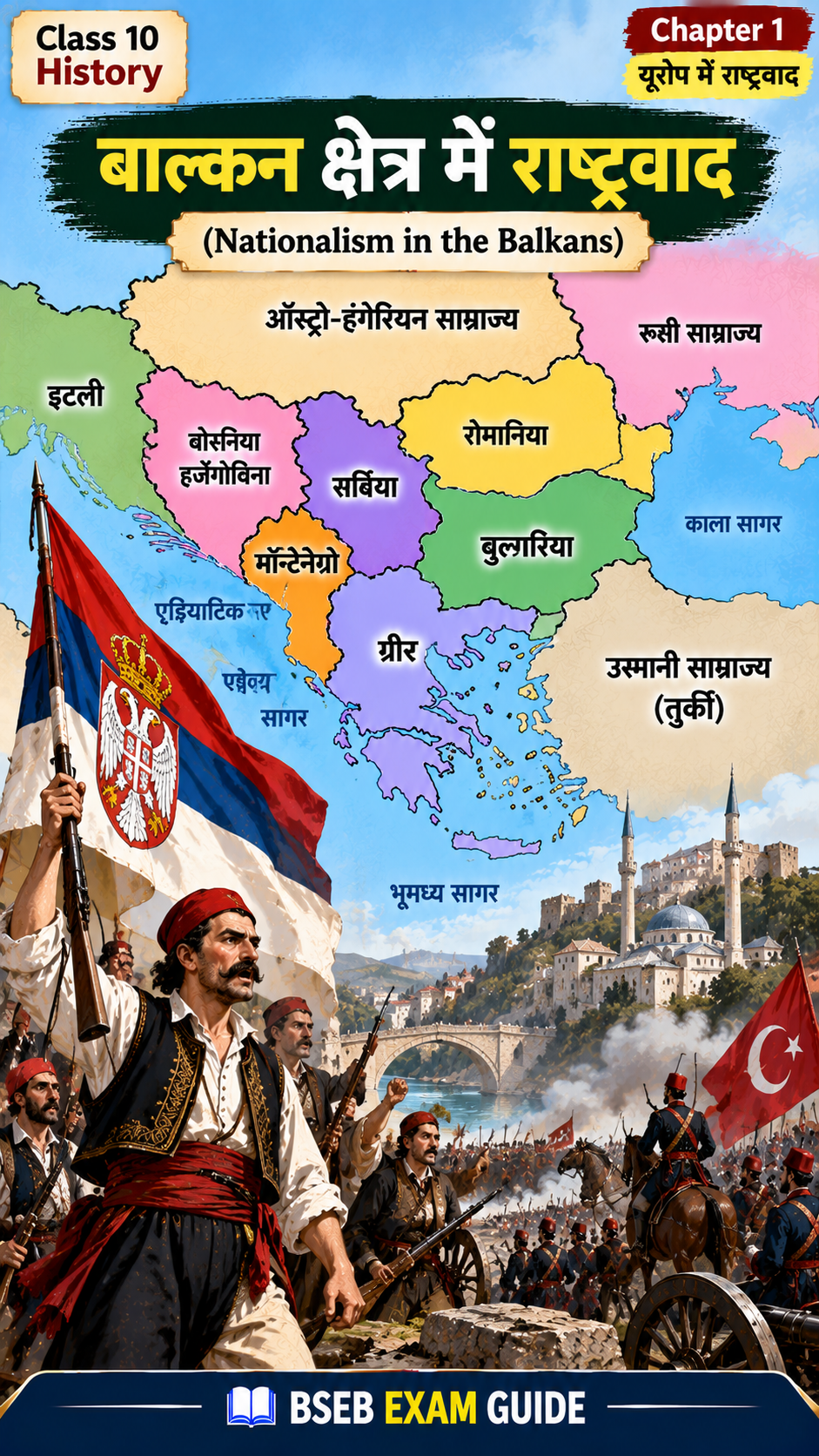 बाल्कन क्षेत्र में राष्ट्रवाद Class 10 History
