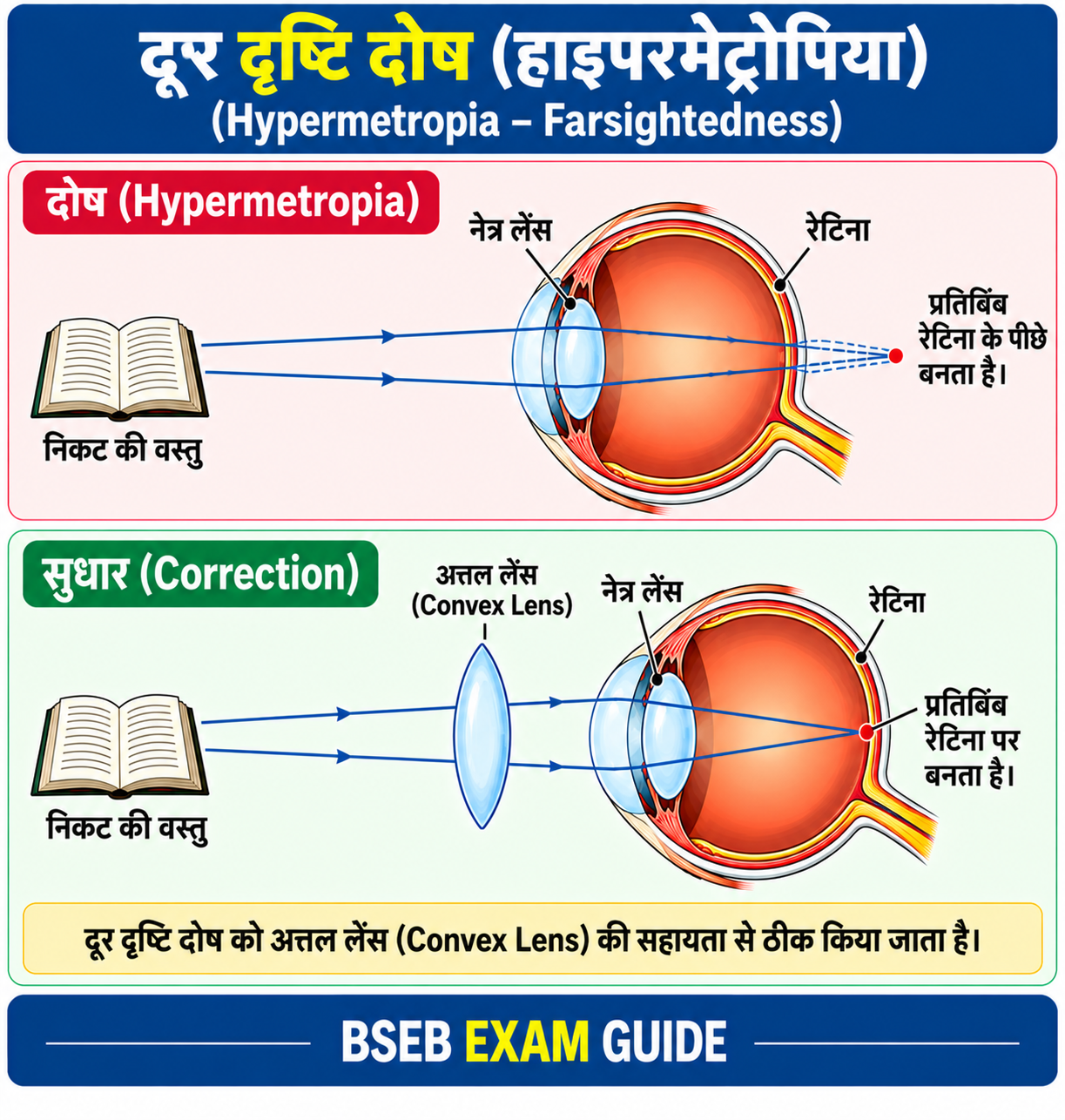 दूर दृष्टि दोष Hypermetropia और उसका सुधार