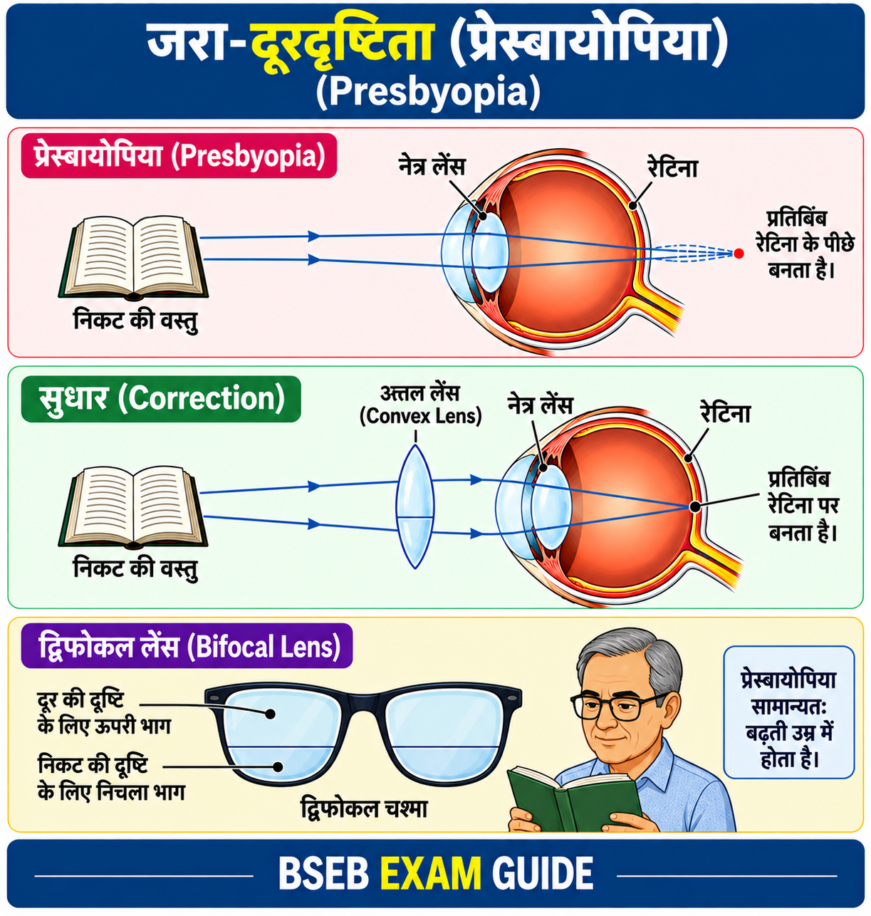 Presbyopia जरा दूरदृष्टिता और Bifocal Lens