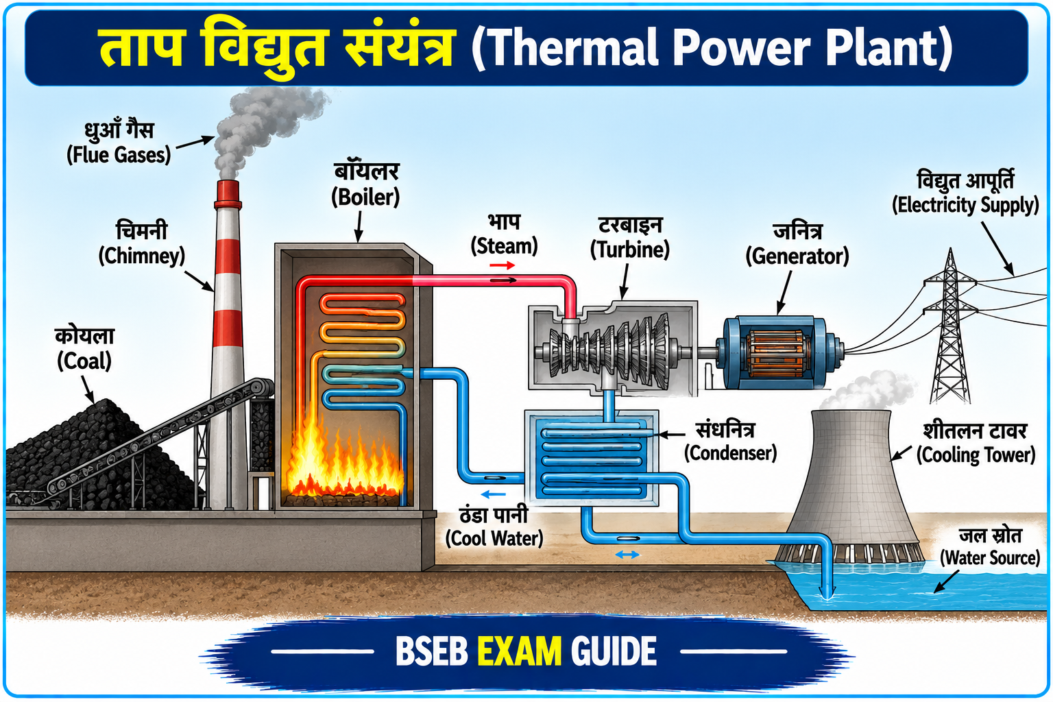 ताप विद्युत संयंत्र Thermal Power Plant