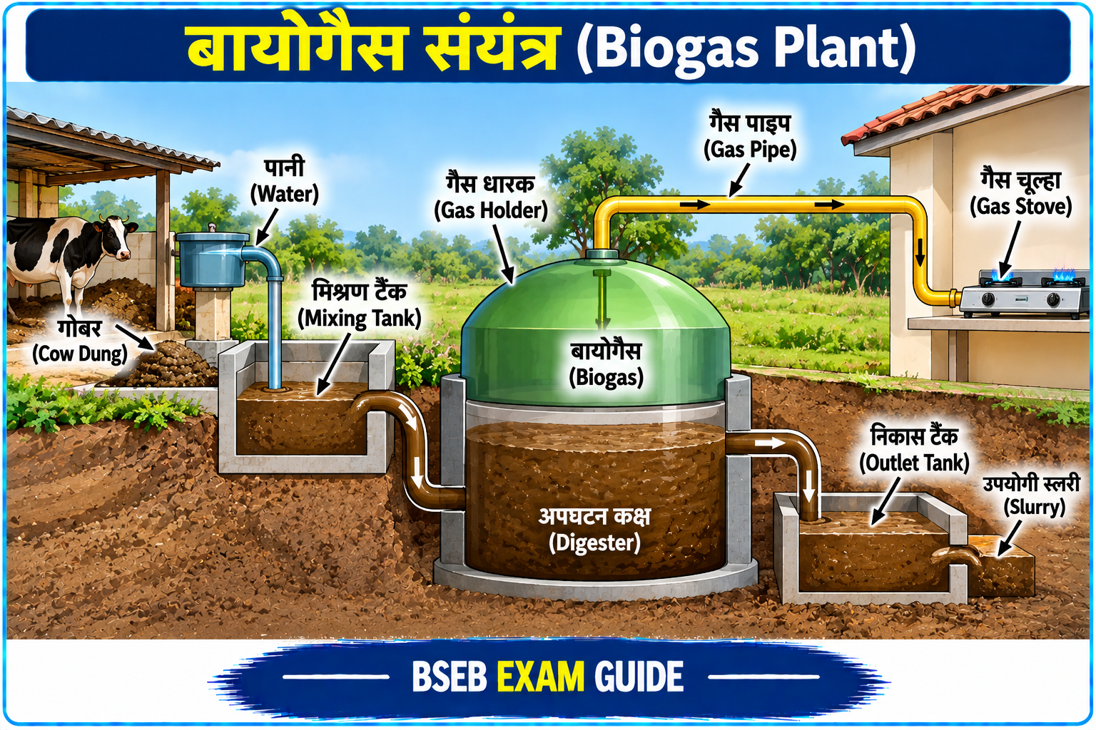 बायोगैस संयंत्र Biogas Plant