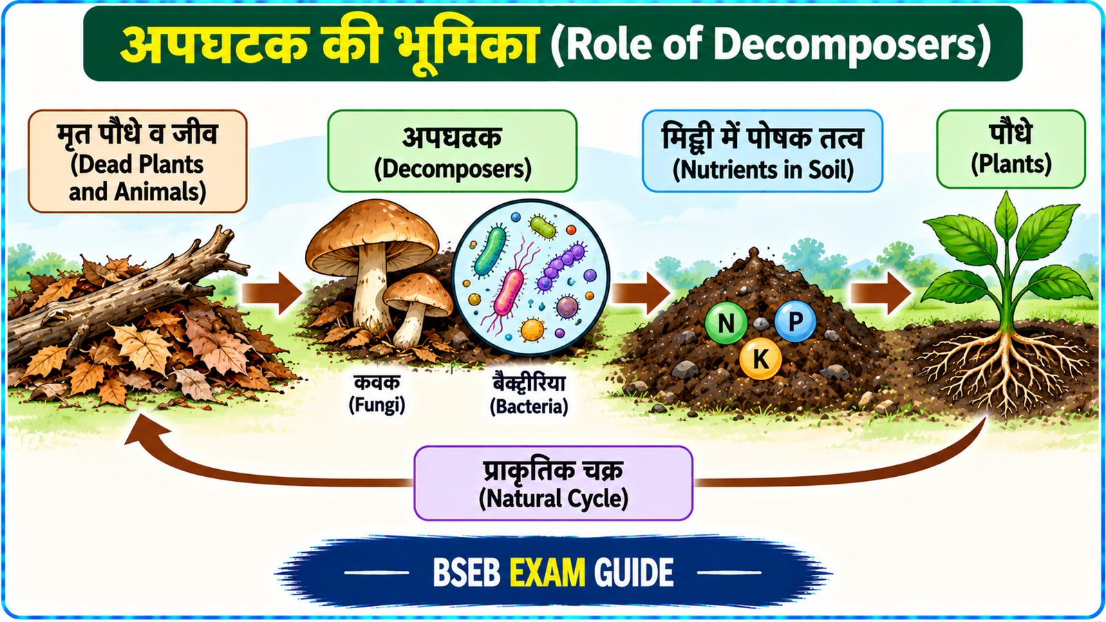 अपघटक की भूमिका Role of Decomposers