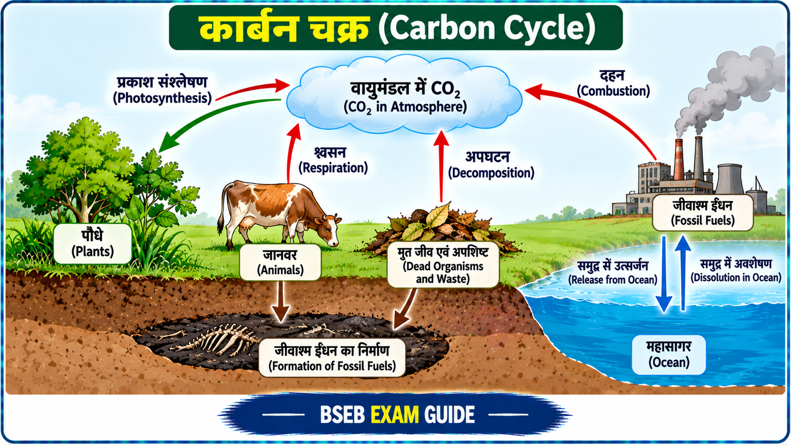 कार्बन चक्र Carbon Cycle