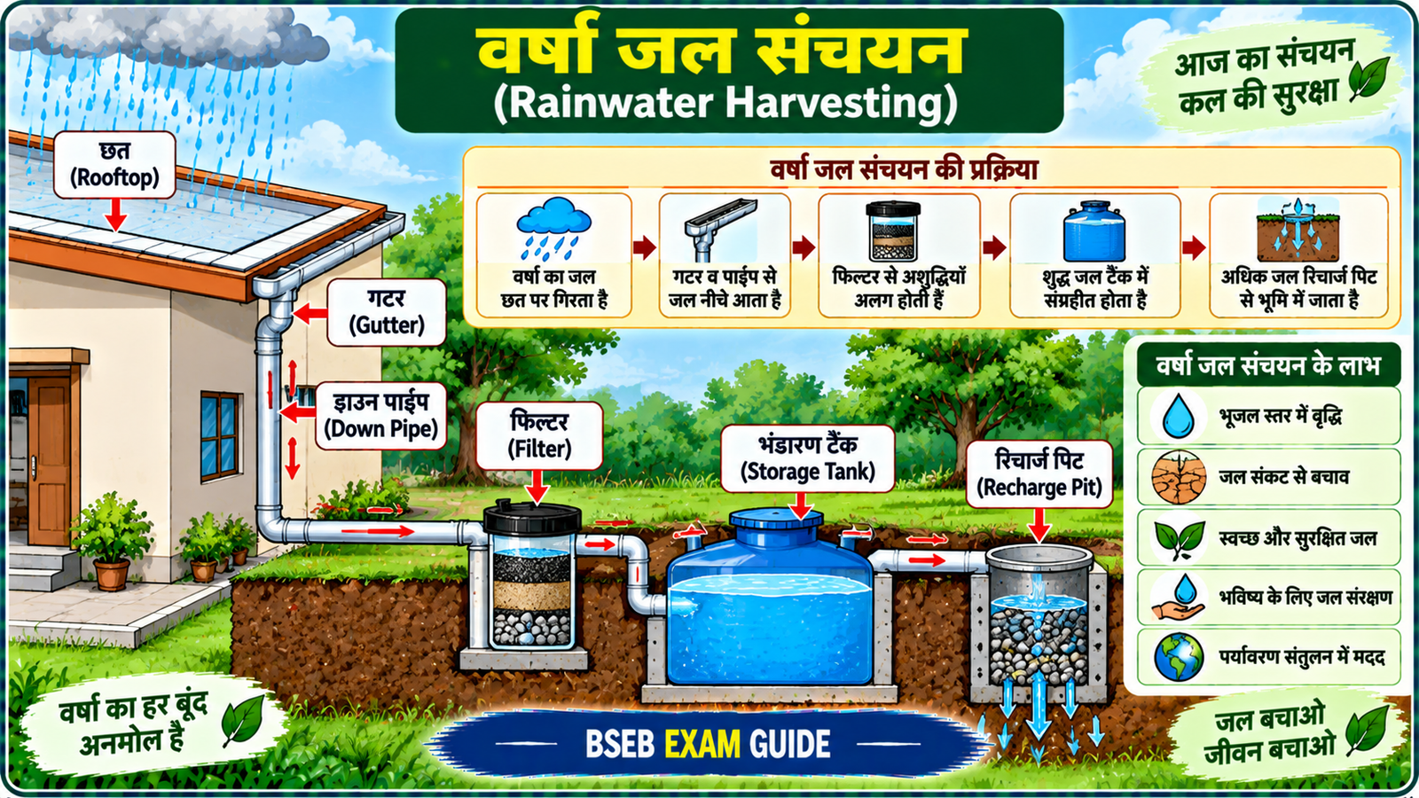 वर्षा जल संचयन Rainwater Harvesting