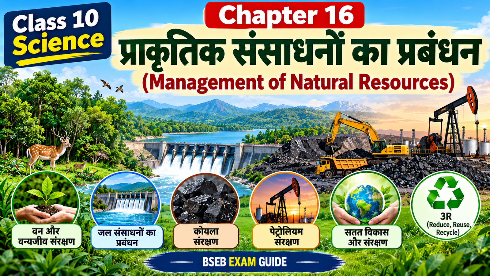 Class 10 Science Chapter 16 प्राकृतिक संसाधनों का प्रबंधन Notes in Hindi Class 10 Science Chapter 16 प्राकृतिक संसाधनों का प्रबंधन Notes in Hindi