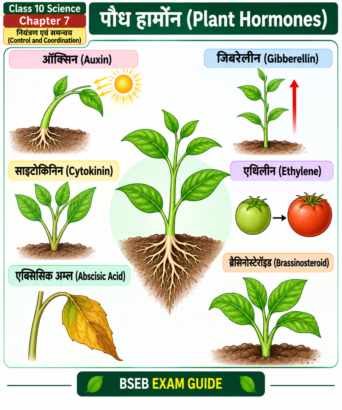 Class 10 Science Chapter 7 Plant Hormones
