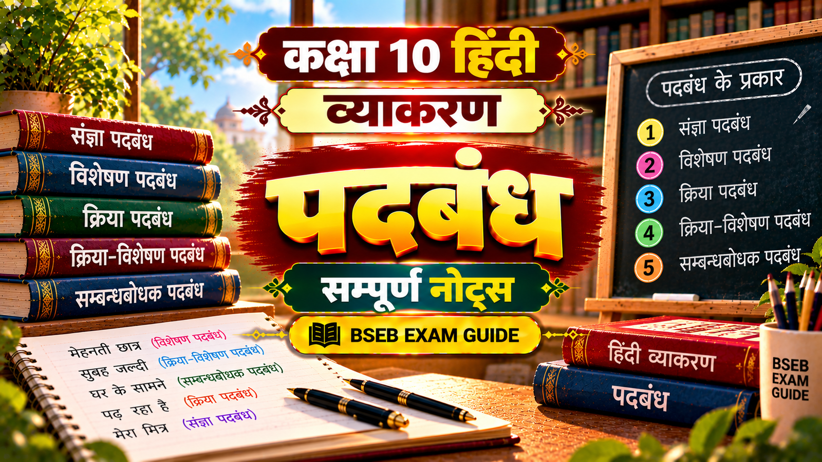 पदबंध Class 10 Hindi Grammar Notes