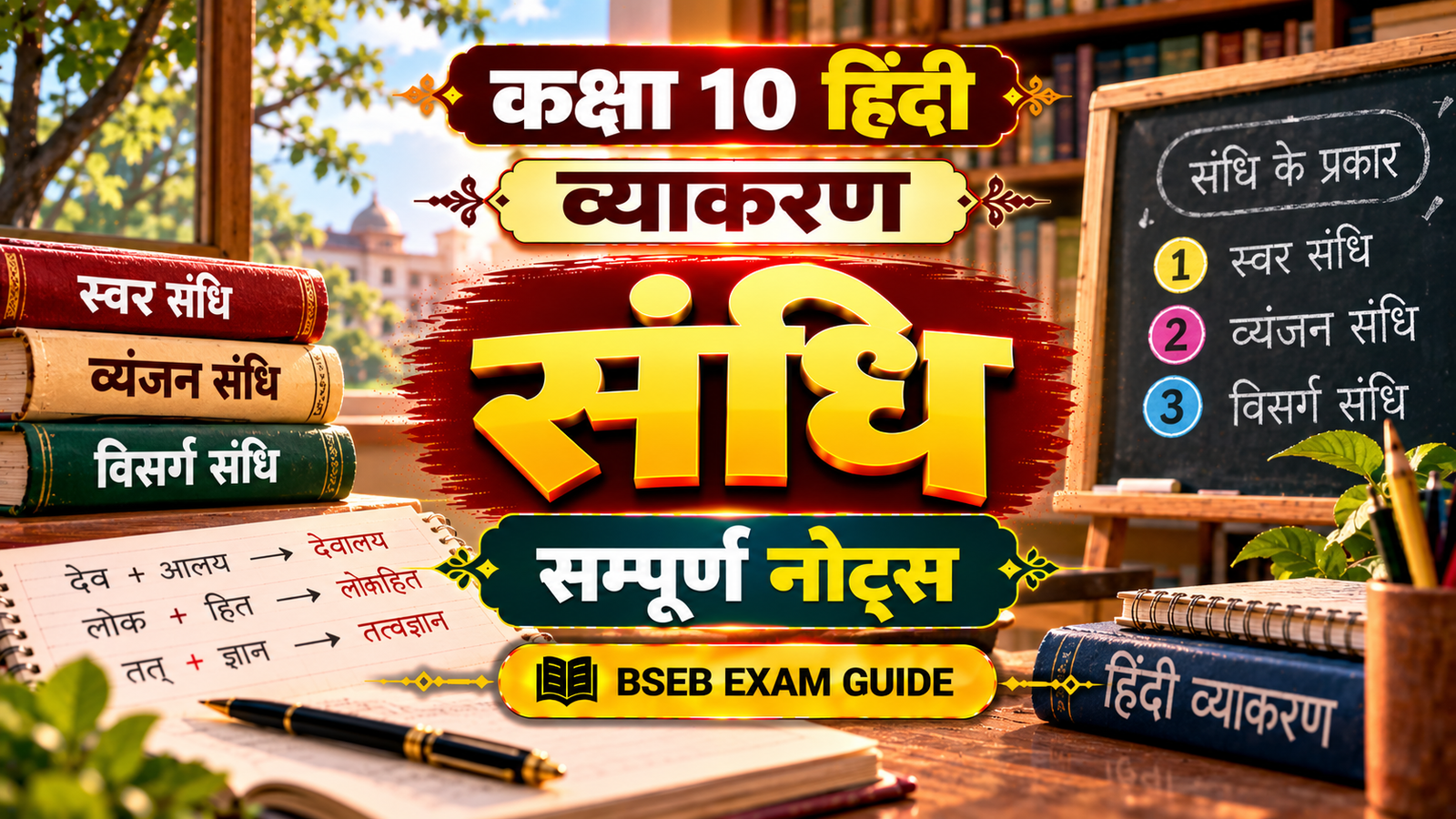 संधि Class 10 Hindi Grammar Notes